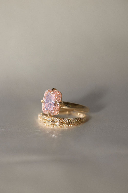 4.12 ct Rosé Compass || Portuguese Cushion