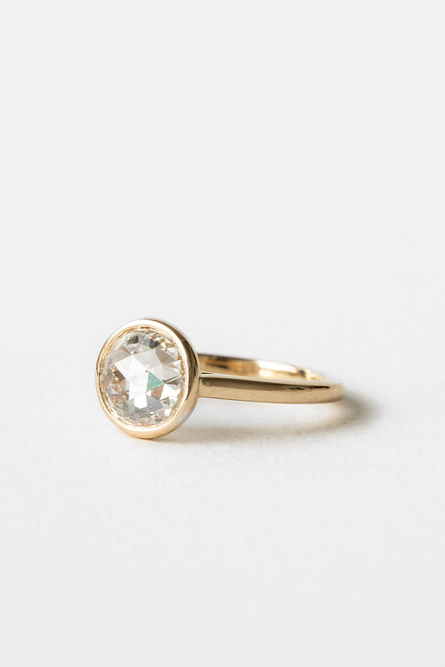 June Bezel || Rose Cut Round || Ready to Ship