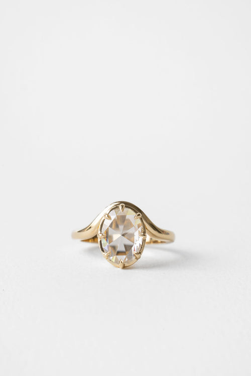 Estelle ||  Rose Cut Oval Ready to Ship