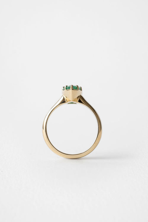 Emerald Pear Solitaire | OAK