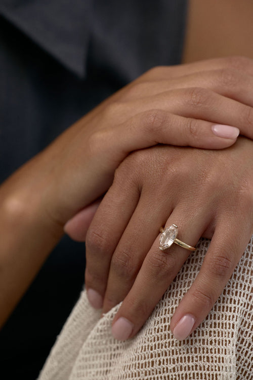 Celine | Champagne Step-Cut Moval