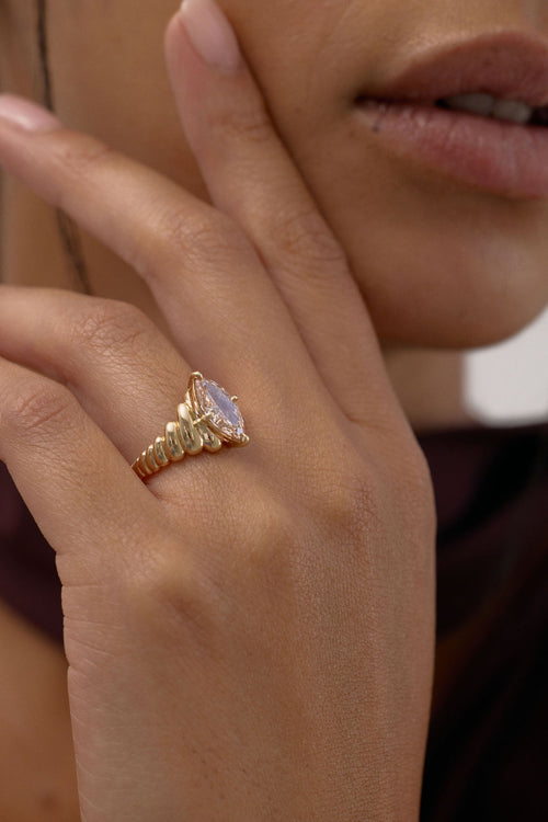 Weave | Rose Cut Champagne Marquise