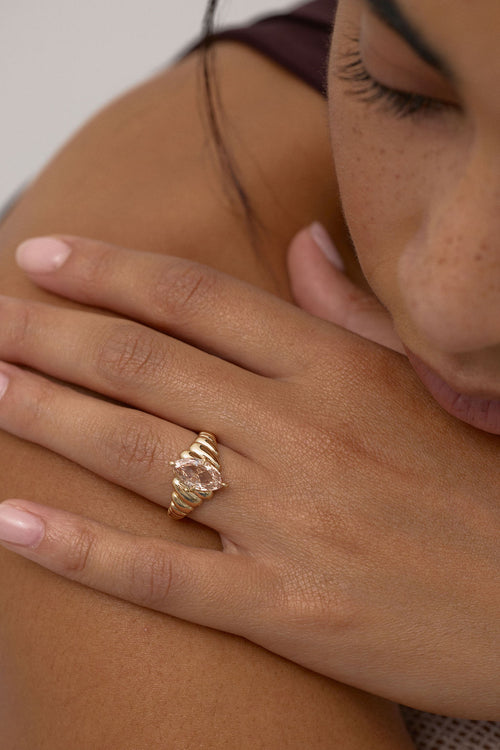 Weave | Rose Cut Champagne Marquise