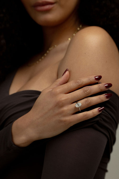 June Bezel | Antique Cut || Oval