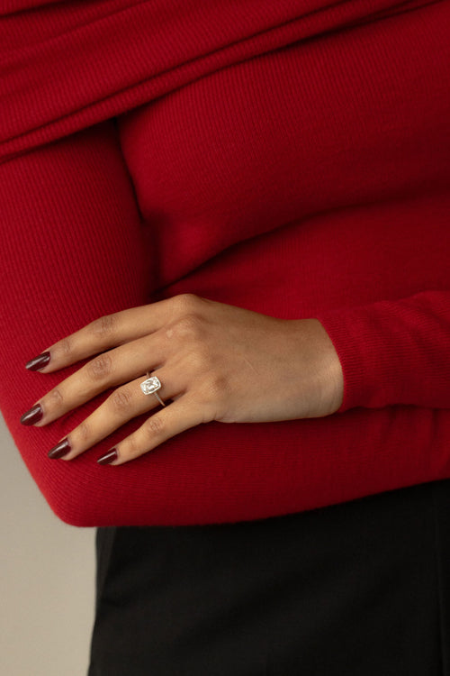 June Bezel | Antique Cut Elongated Cushion