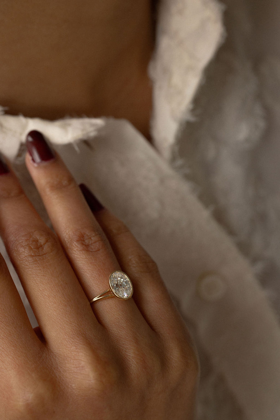 Fleur | Antique Cut || Oval – June Rings