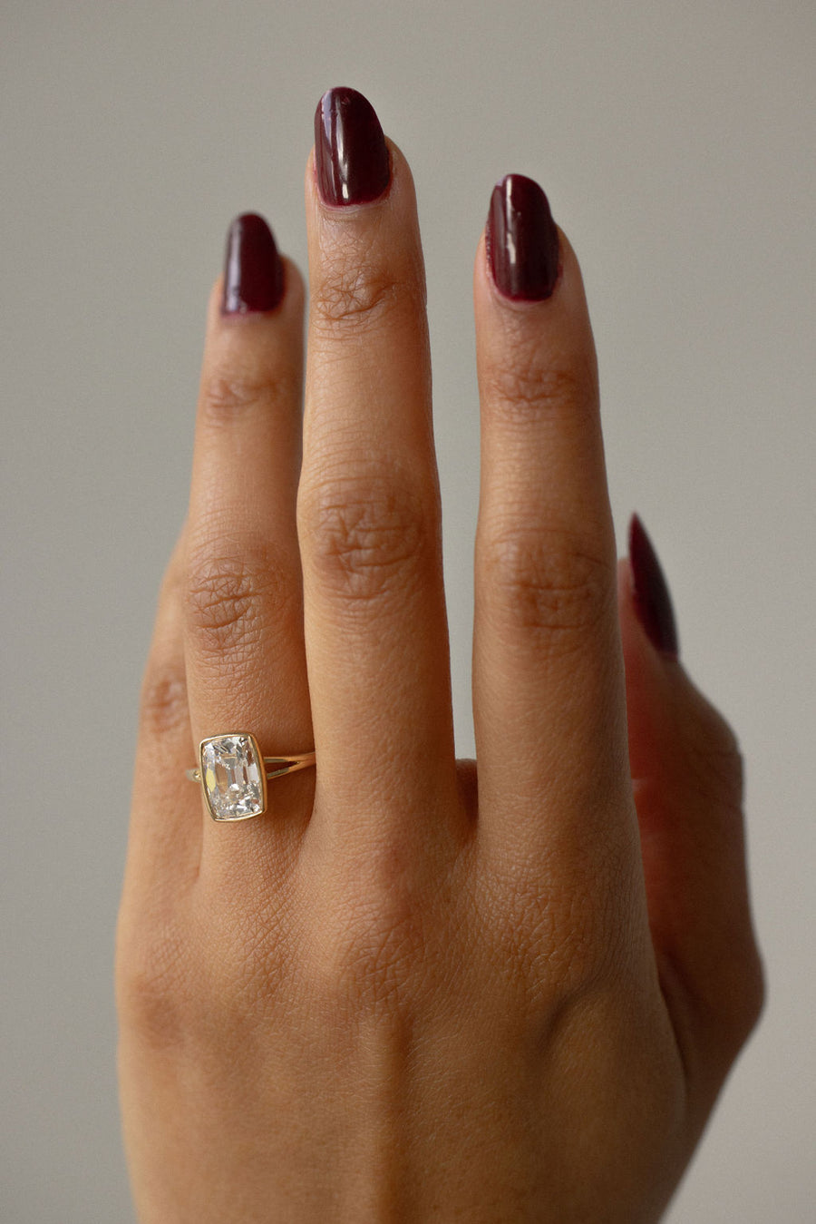 Fleur | Antique Cut || Old Mine Elongated Cushion – June Rings