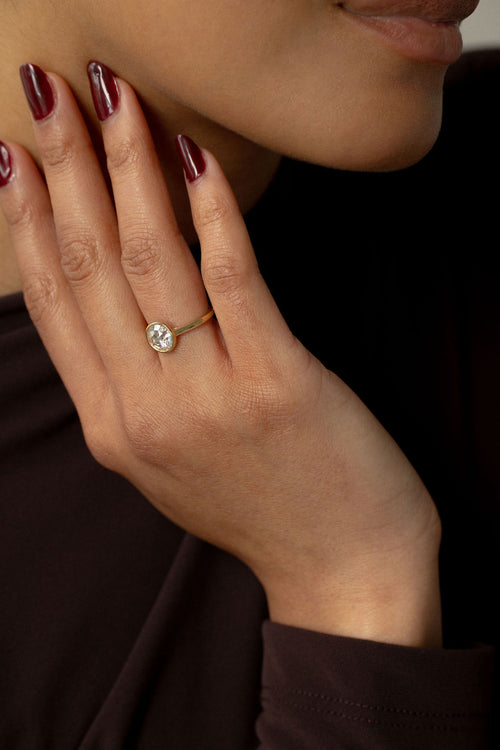 June Bezel | Antique Cut || Rose Round