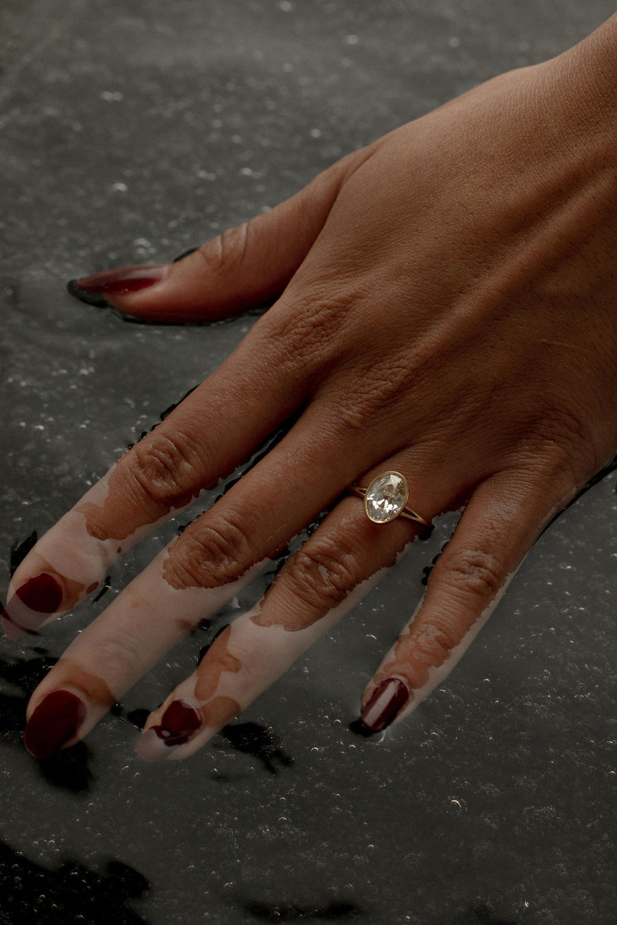 Fleur | Antique Cut || Oval – June Rings
