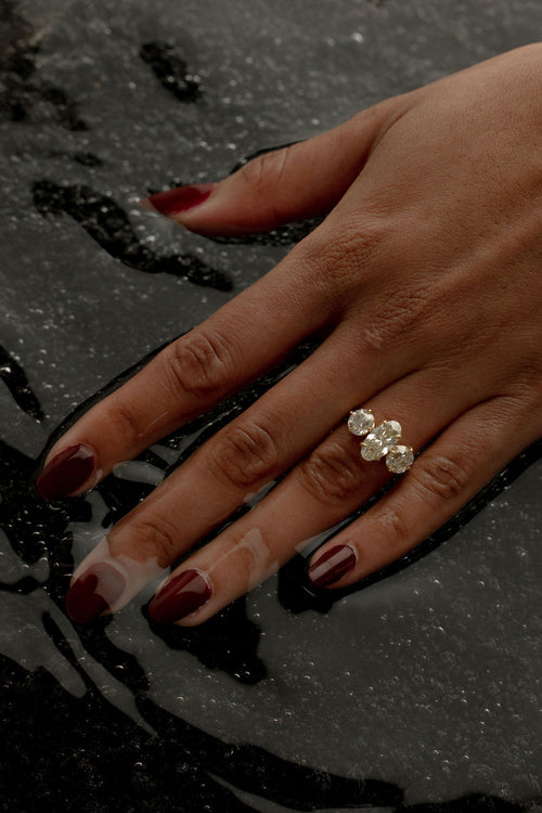 Moval & Old Mine Three-Stone | OAK