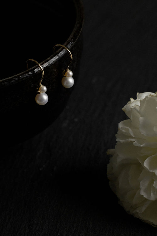 Dual Pearl Dangle