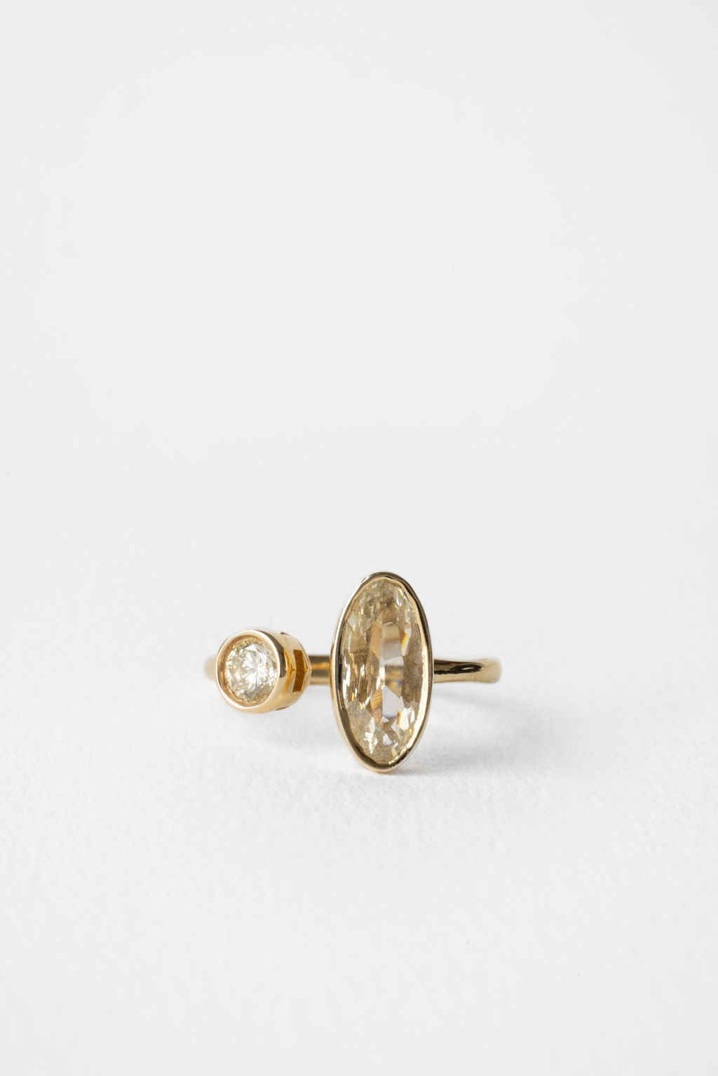 Antique Moval Round Ring June Rings