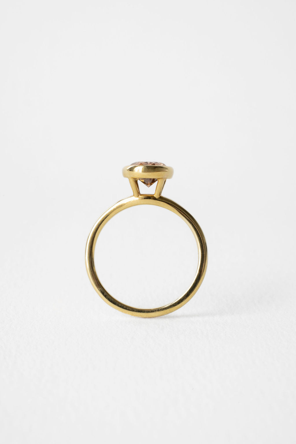 Cognac Oval Fleur – June Rings
