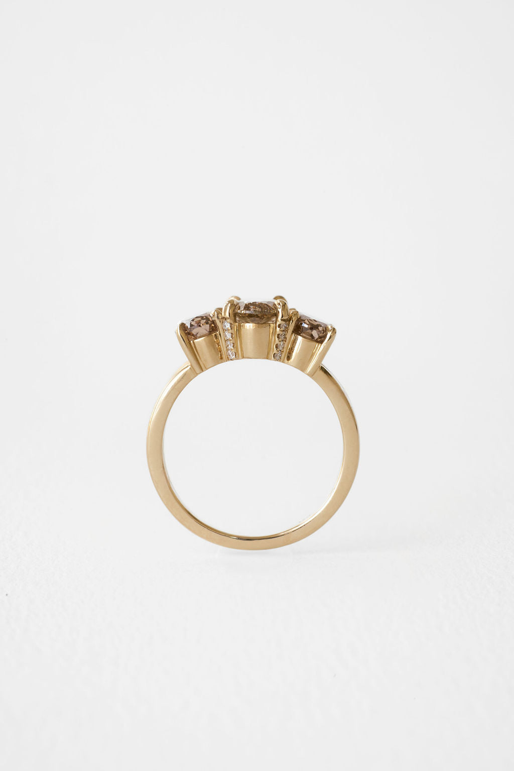 Gale | Champagne Moval three stone