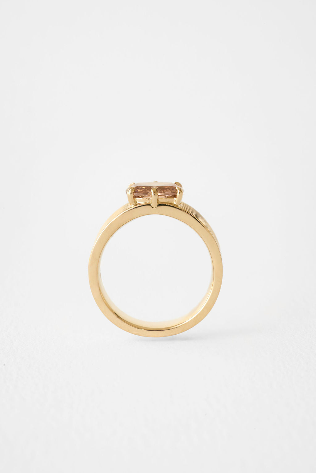 Champagne Senna | Old Mine Cushion Deep Champagne – June Rings