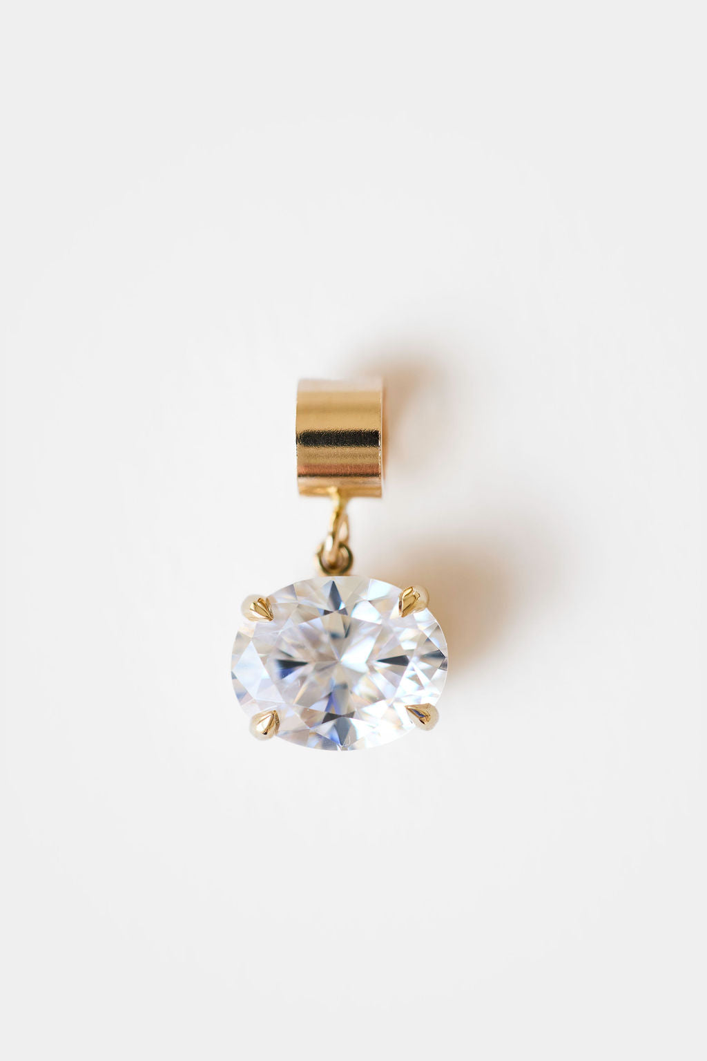 Reversible Omega Necklace | East-West Oval Pendant