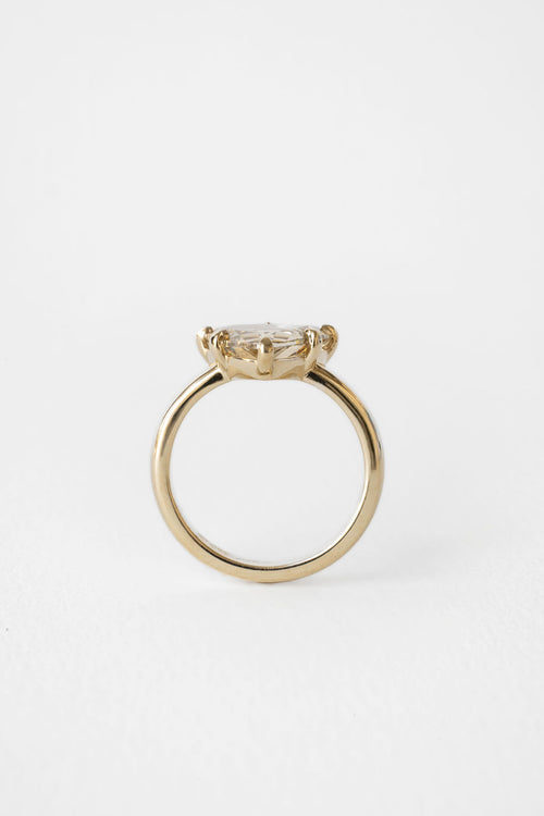 Rose Cut Champagne Trillion || OAK