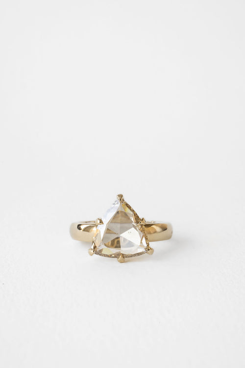 Rose Cut Champagne Trillion || OAK