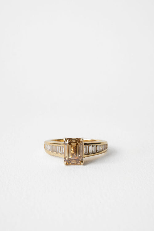 Moissanite Emerald with Baguette Channels | Quote