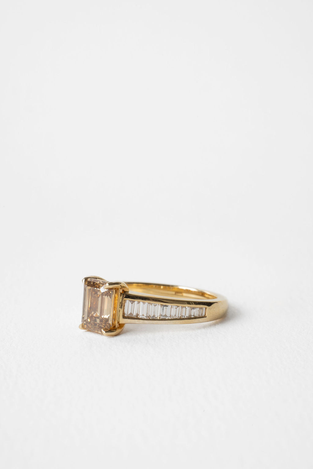 Moissanite Emerald with Baguette Channels | Quote