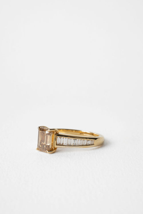 Moissanite Emerald with Baguette Channels | Quote