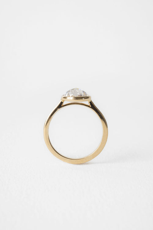 June Bezel | Antique Cut Rose Oval P674