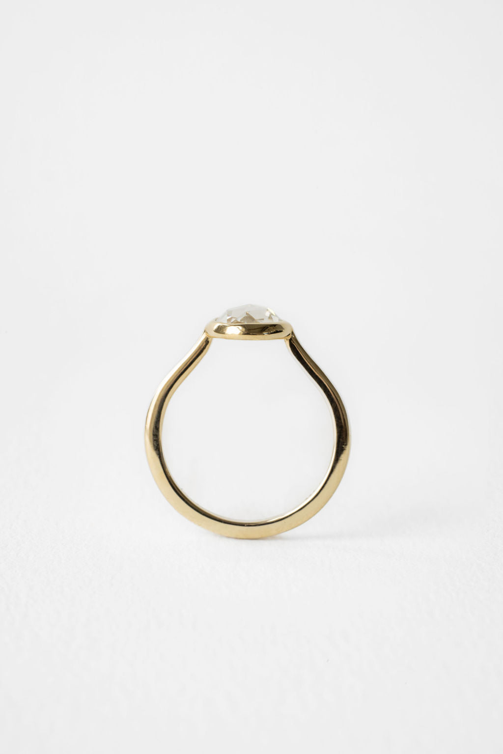 June Bezel | Antique Cut Rose Oval