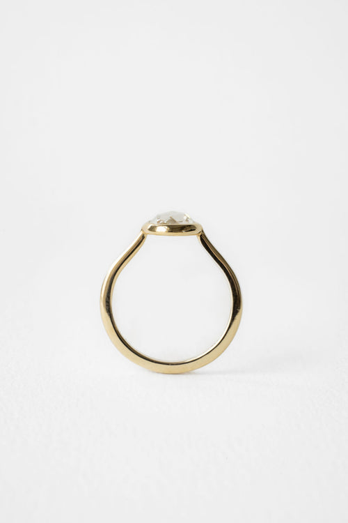 June Bezel | Antique Cut Rose Oval