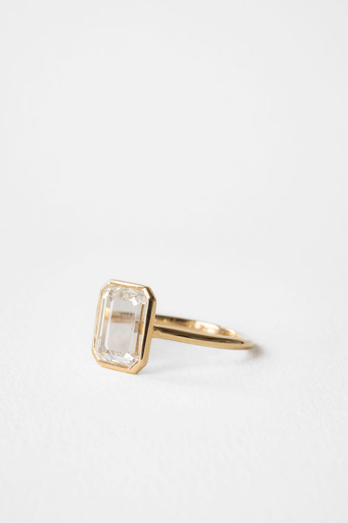 June Bezel | Antique Cut || Portrait Emerald