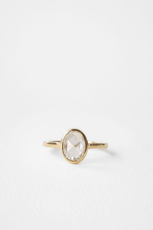 June Bezel | Antique Cut Rose Oval