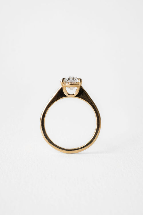 June Solitaire | Antique Cut || Elongated Old Mine
