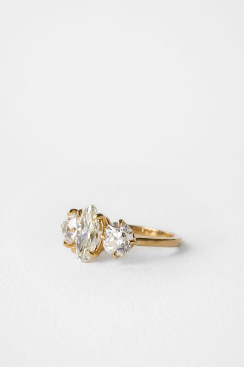 Moval & Old Mine Three-Stone | OAK