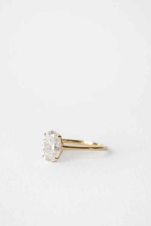 June Solitaire || Oval | Ready to Ship