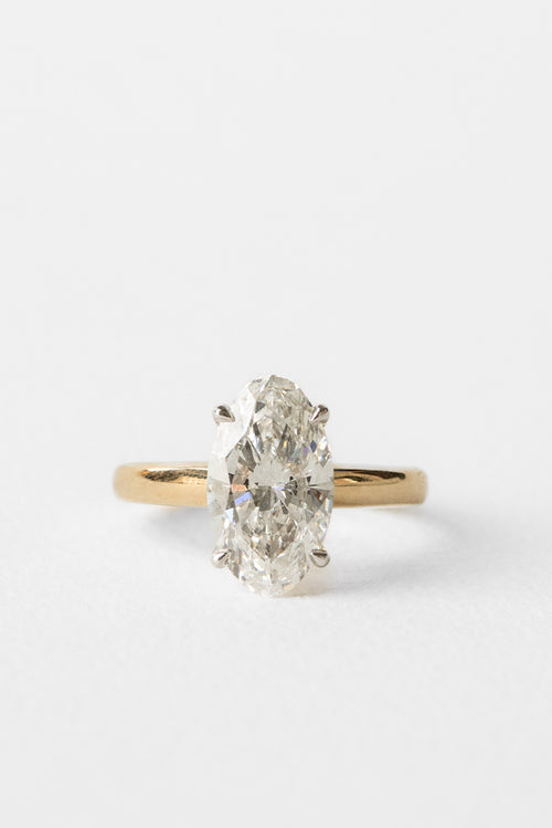 3.01 ct Moval Solitaire