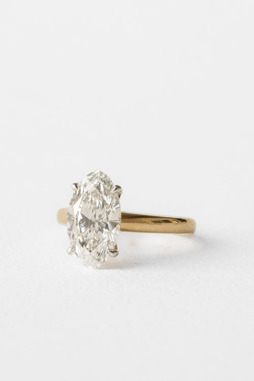 3.01 ct Moval Solitaire