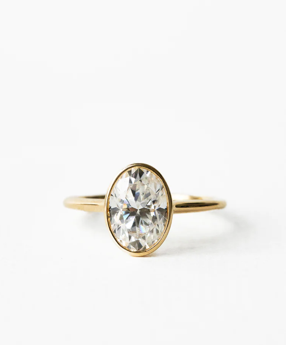 Reece & Bri | Oval Bezel Ring