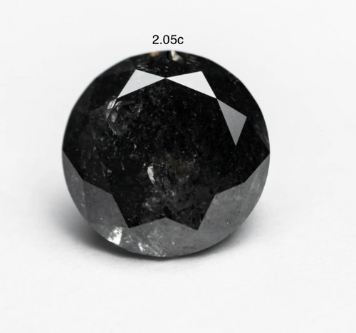 Custon Black Diamond Solitaire | C131