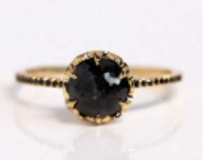 Custon Black Diamond Solitaire | C131