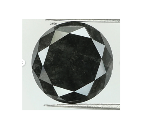 Custon Black Diamond Solitaire | C131