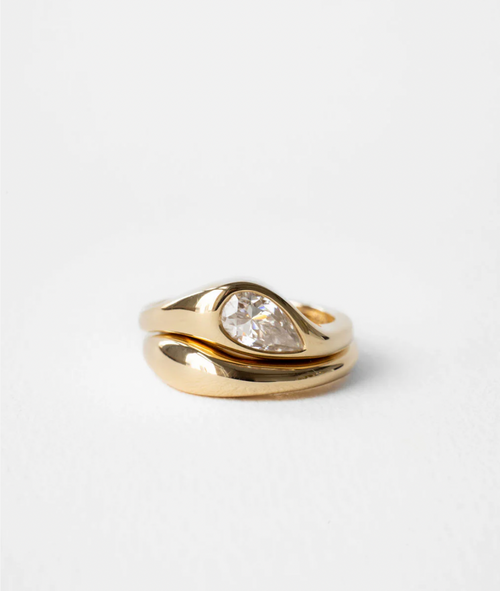 Custom Marlow with Single Stone Diamond Band | Carly