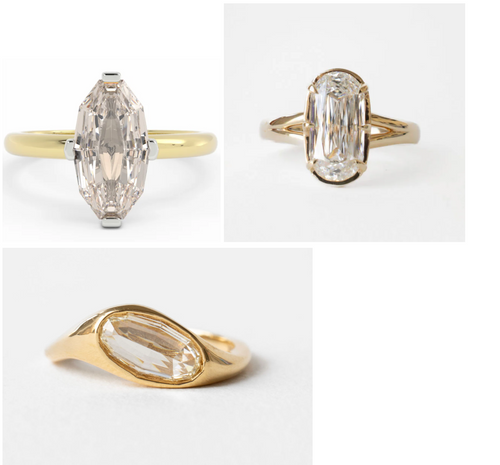 Custom Cut Champagne Solitaire | C761