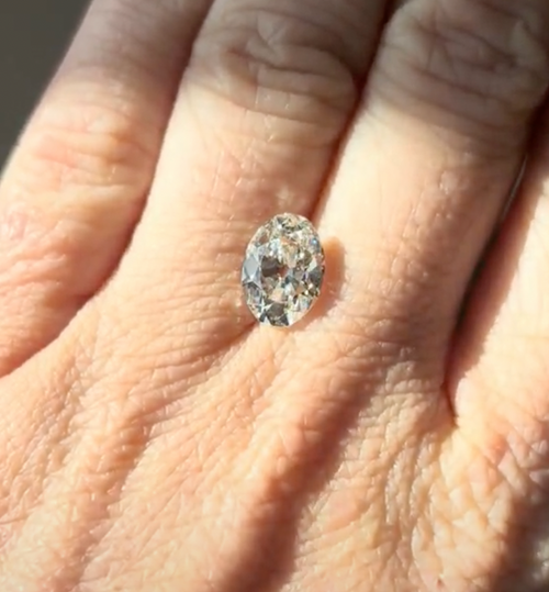 Antique Oval Solitaire | C909