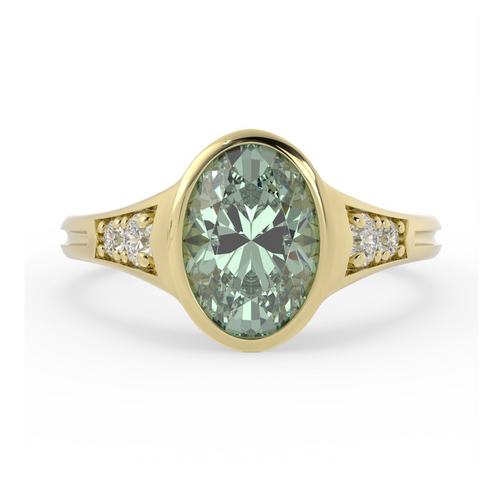 Green Sapphire Lea | Oval R832