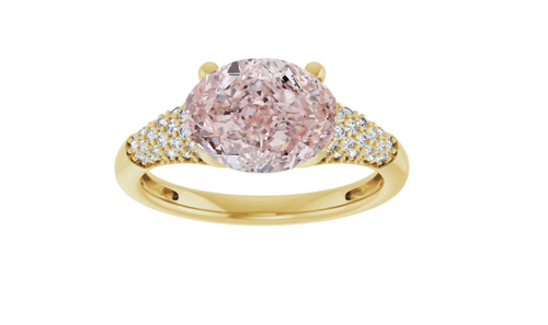 Ames | Pink Diamond Oval