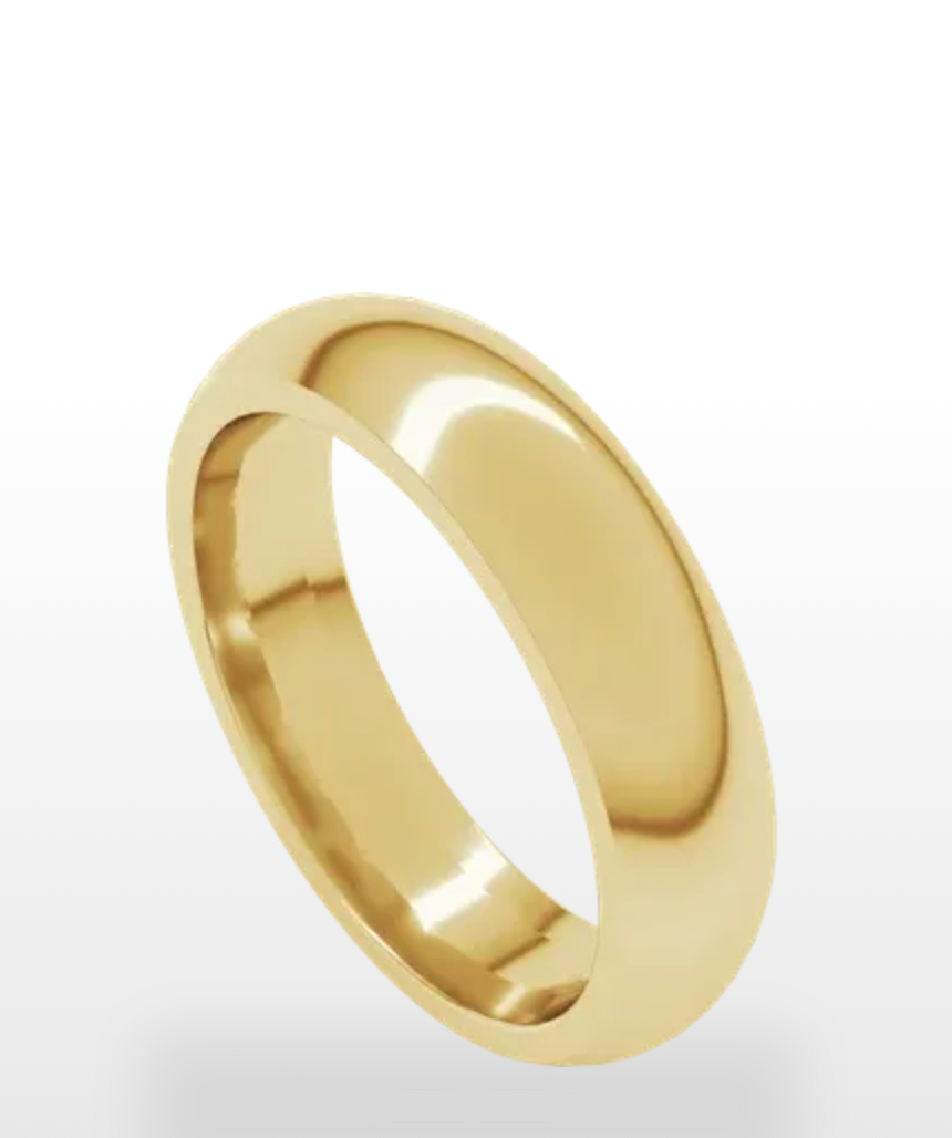 Men's 5mm Half Round Band | Quote