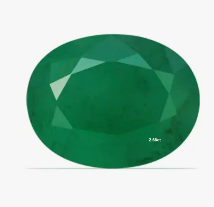 Locke | East-West Green Emerald Oval | Quote P528