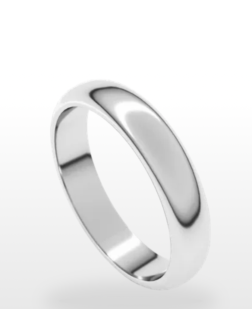 Men's 4mm Round Band | R895