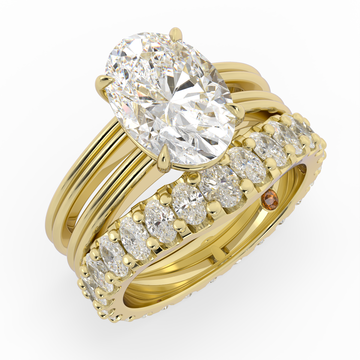 June Studio | Custom Eternity Band P754 (view 2)
