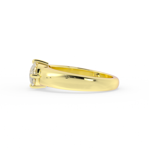 Elongated Cushion Sapphire Solitaire | OAK (view 4)