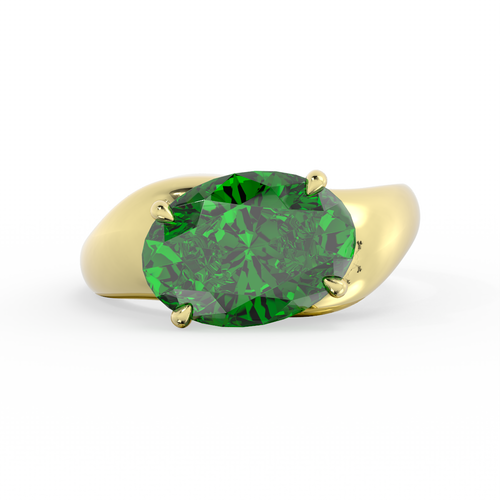 Locke | East-West Green Emerald Oval | Quote P528